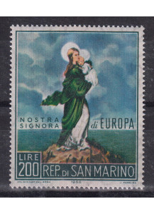 1966 San Marino Europa 1 valore nuovo Sassone 731
